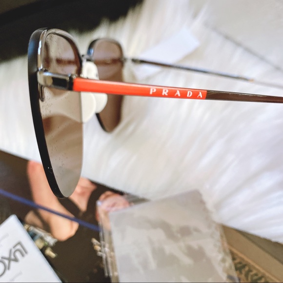 PRADA LINEA ROSSA 57mm Square Sunglasses - Picture 7 of 11